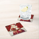 Kerstkerstkerstkerstpapier Onderzetters (Insitu)