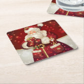 Kerstkerstkerstkerstpapier Onderzetters (Schuin)