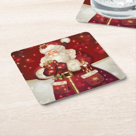 Kerstkerstkerstkerstpapier Onderzetters (Schuin)