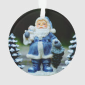 Kerstkerstkerstkerstsieraad in blauw ornament (achterkant)