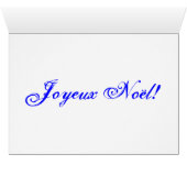 Kerstkerstkerstkerstster Joyeux Noel Green (Binenzijde Horizontaal (Onderkant))