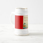 kerstkerstkerstkerststijl stijl bierpul (Voorkant links)