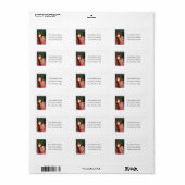  kerstkerstkerstlabel etiket (Full Sheet)