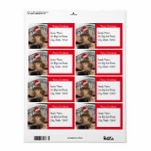 Kerstkerstkerstlabels voor kerstkerstcadeautjes etiket (Full Sheet)