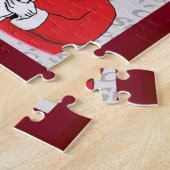 Kerstkerstkerstman en -boom Voeg foto's toe Legpuzzel (Zijkant)