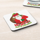 kerstkerstkerstman met 6 onderzetters (Linkerzijde)