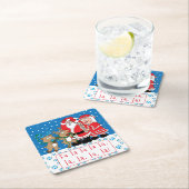 Kerstkerstkerstman, Mrs Claus Kartonnen Onderzetters (Insitu)