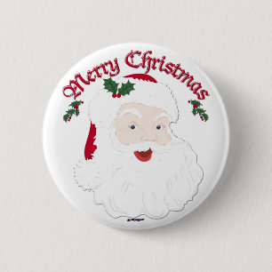 kerstkerstkerstman - script ronde button 5,7 cm