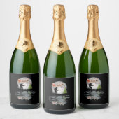 Kerstkerstkerstman Sparkling Wijnetiket (Flessen)