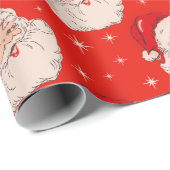 Kerstkerstkerstman uit de middelbare eeuw cadeaupapier (Rol Hoek)