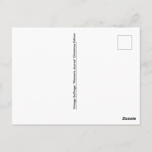  kerstkerstkerstman voor dames (kopie) briefkaart (Achterkant)