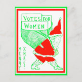  kerstkerstkerstman voor dames (kopie) briefkaart (Voorkant)