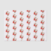 Kerstkerstkerstmanbril met masker tissuepapier (Voorkant)