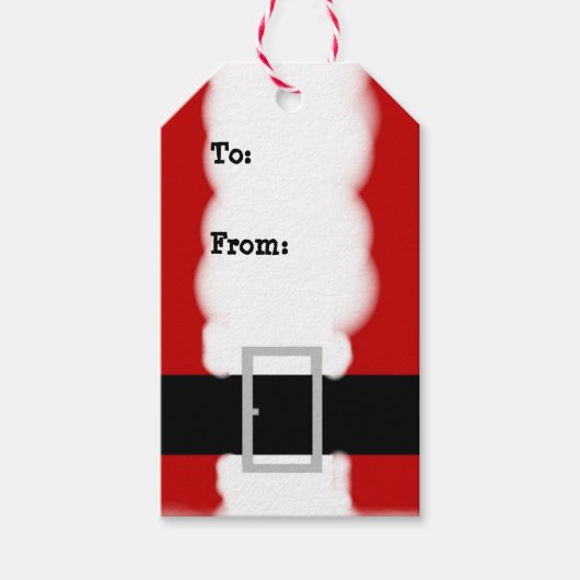 Kerstkerstkerstmis Cadeaulabel (Voorkant)