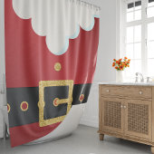 Kerstkerstkerstmis Douchegordijn