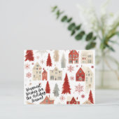 Kerstkerstkerstmis Feestdagenkaart (Staand voorkant)