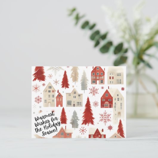 Kerstkerstkerstmis Feestdagenkaart (Staand voorkant)