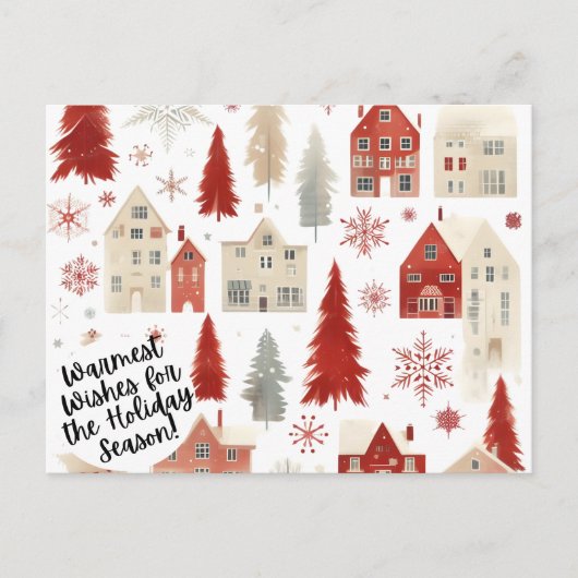 Kerstkerstkerstmis Feestdagenkaart (Voorkant)