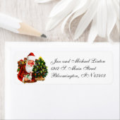 Kerstkerstkerstmis — Geef het retouradres aan Etiket (Insitu)