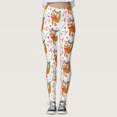 KerstkerstKerstmis Leggings (Voorkant)