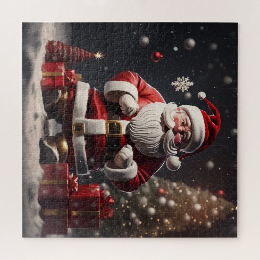 Kerstkerstkerstmis Legpuzzel (Horizontaal)