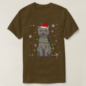 Kerstkerstkerstmis met kerstmis met Chartreu T-shirt (Design voorkant)