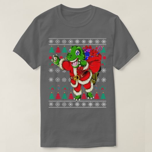 Kerstkerstkerstmis met schildpad t-shirt (Design voorkant)