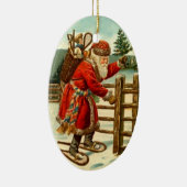 kerstkerstkerstmis voor sierdoeleinden keramisch ornament (Rechts)