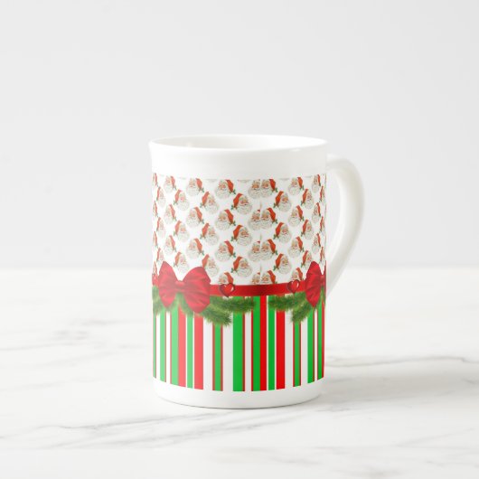 KerstkerstkerstMok, , prettige kerstkerstkerstkers Porselein Kop (Voorkant rechts)