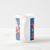 KerstkerstkerstMok, , prettige kerstkerstkerstkers Porselein Kop (Achterkant)