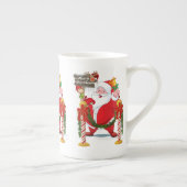 KerstkerstkerstMok, , prettige kerstkerstkerstkers Porselein Kop (Rechts)