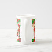 KerstkerstkerstMok, , prettige kerstkerstkerstkers Porselein Kop (Achterkant)