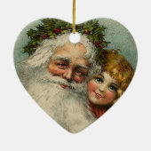 KerstkerstkerstOrnament Keramisch Ornament (Achterkant)