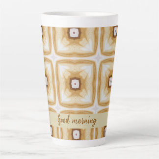 kerstkerstkerstpatroon Variant 3 Latte Mok