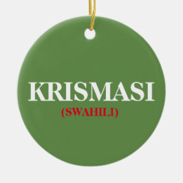 Kerstkerstkerstsieraad Krismasi Keramisch Ornament