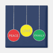 Kerstkerstkerstsieraden op het kerst van het Magne Magneet (Voorkant)