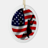 kerstkerstkerstsierbloem keramisch ornament (Rechts)