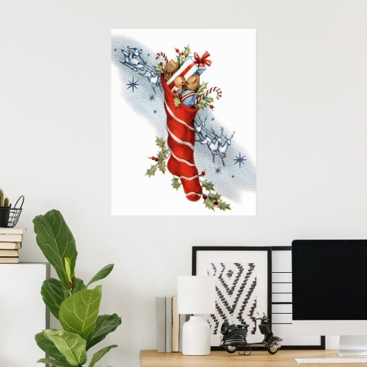 kerstkerstkerststaartkundig poster (Thuiskantoor)