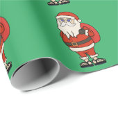 KerstkerstkerstTeenslippers Cadeaupapier (Rol Hoek)