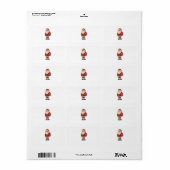 KerstkerstkerstTeenslippers Etiket (Full Sheet)