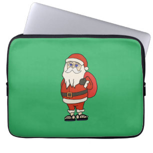 KerstkerstkerstTeenslippers Laptop Sleeve
