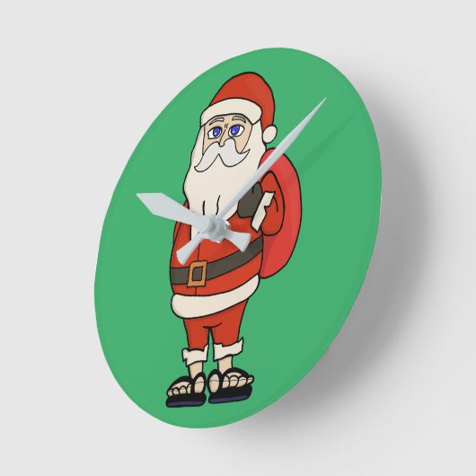 KerstkerstkerstTeenslippers Ronde Klok (Hoek)