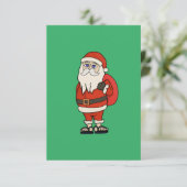 KerstkerstkerstTeenslippers RSVP Kaartje (Staand voorkant)