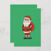 KerstkerstkerstTeenslippers RSVP Kaartje (Voorkant / Achterkant)