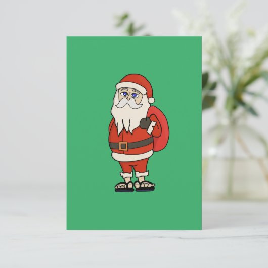 KerstkerstkerstTeenslippers Save The Date (Staand voorkant)