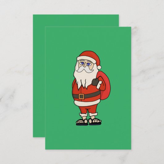 KerstkerstkerstTeenslippers Save The Date (Voorkant / Achterkant)