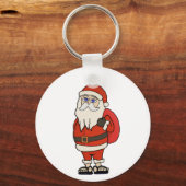 KerstkerstkerstTeenslippers Sleutelhanger (Achterkant)