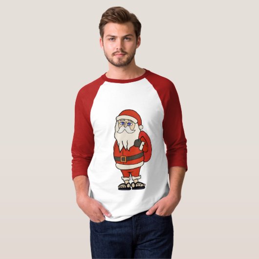 KerstkerstkerstTeenslippers T-shirt (Voorkant volledig)