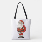 KerstkerstkerstTeenslippers Tote Bag (Achterkant)