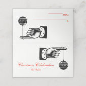 Kerstkerstkerstversiering #3 eSortkaart Plaats kaa Plaatskaartje (Buitenkant ongevouwen)